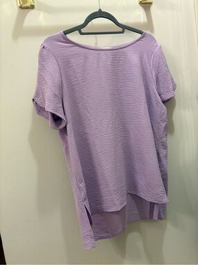 NWOT Les Amis Lilac Blouse Boutique Top